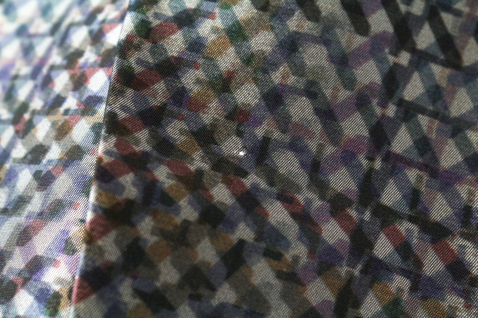 EMPORIO ARMANI Women's IT44/UK12 Grey Pleated Bubble Mini Skirt Lined Patterned