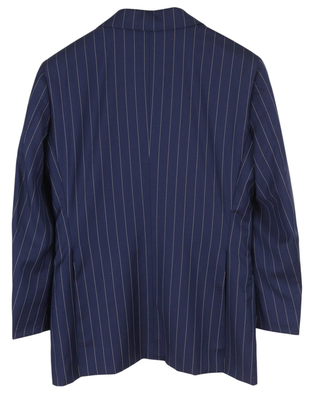 SUITSUPPLY La Spalla Brescia Men Suit UK34R UK36L Blue Wool Pinstriped 2 Piece