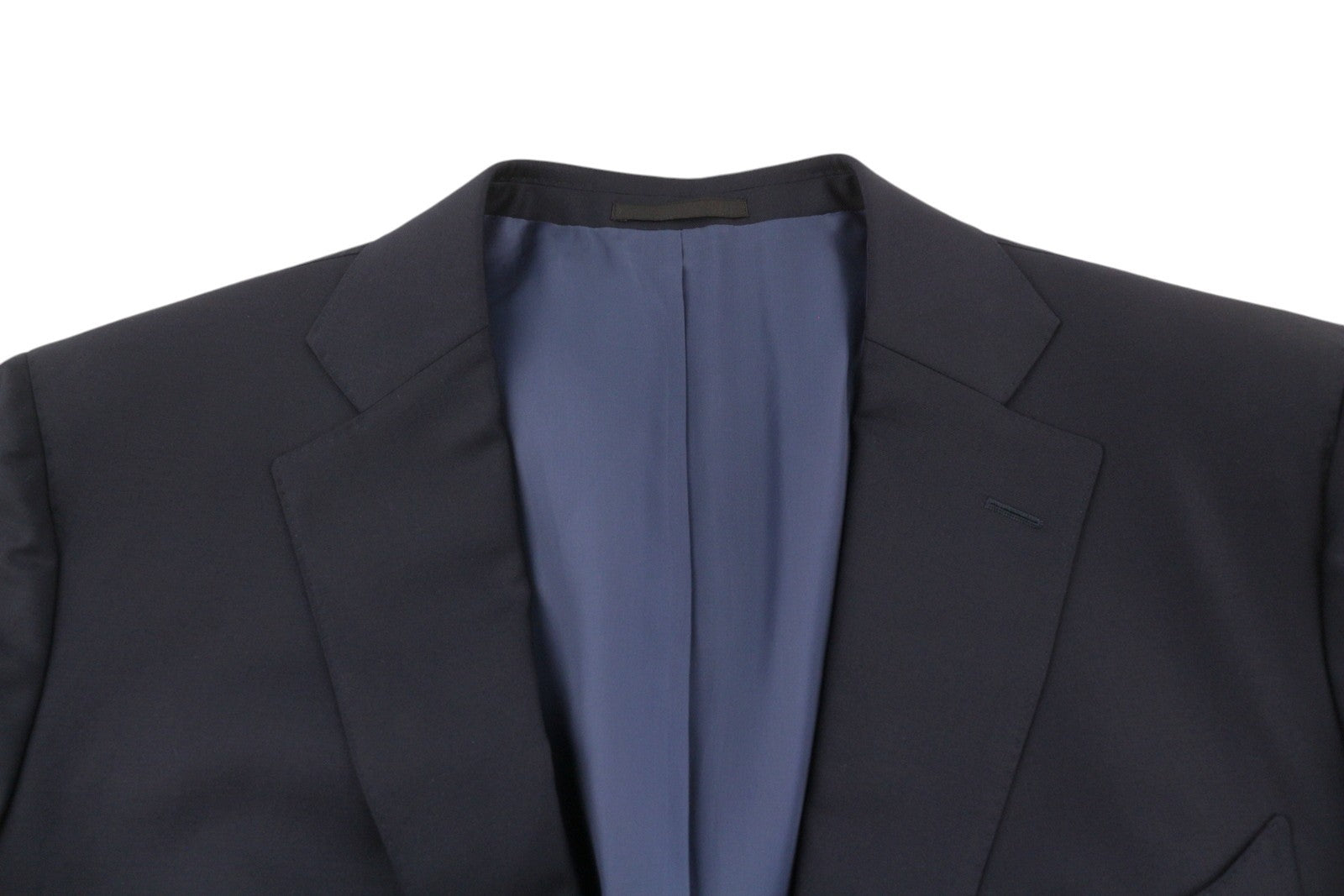 SUITSUPPLY La Spalla Single Breasted Ferrara Men Suit UK52R Blue Wool 3 Piece