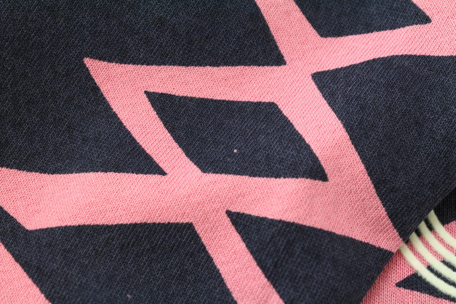 SCOTCH & SODA Men's M Pink Patterned Crew Neck Fleece Cotton Jersey Sweatshirt