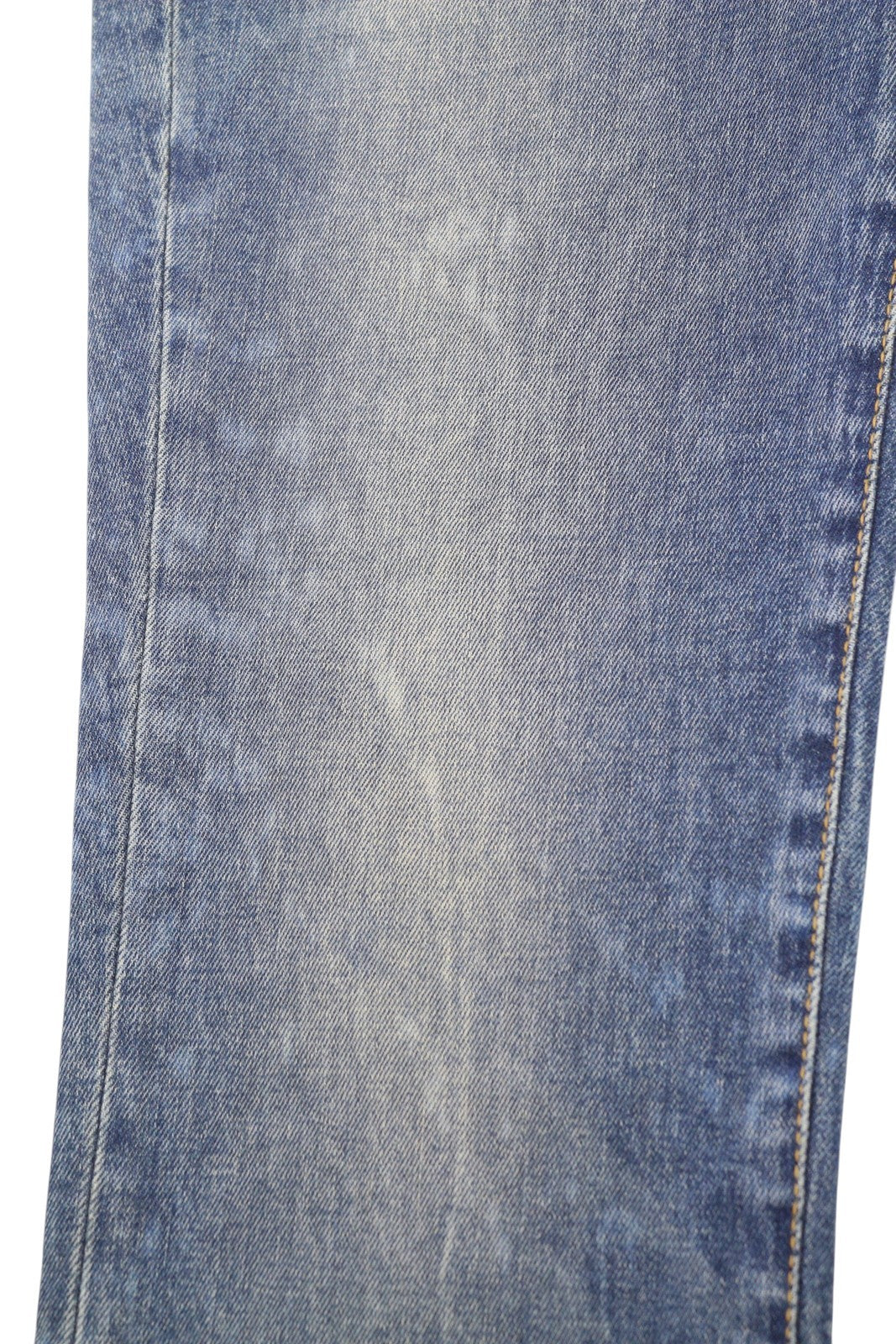 R13 Kick Fit Women Jeans 29 Kelly Stretch Fade Effect Whiskers Cropped RRP€699