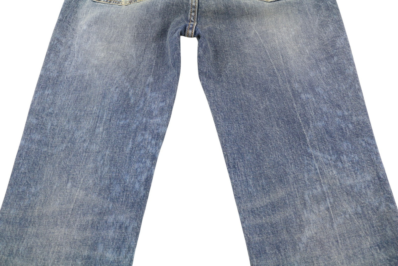 R13 Kick Fit Women Jeans 29 Kelly Stretch Fade Effect Whiskers Cropped RRP€699