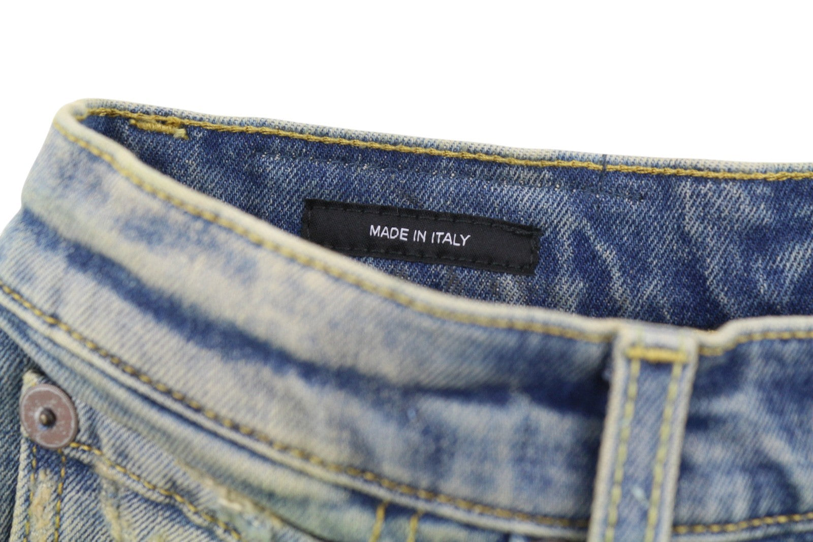 R13 Jane Women Jeans 26 Kelly Stretch Faded Washed Faded Flare Fit Blue RRP€699