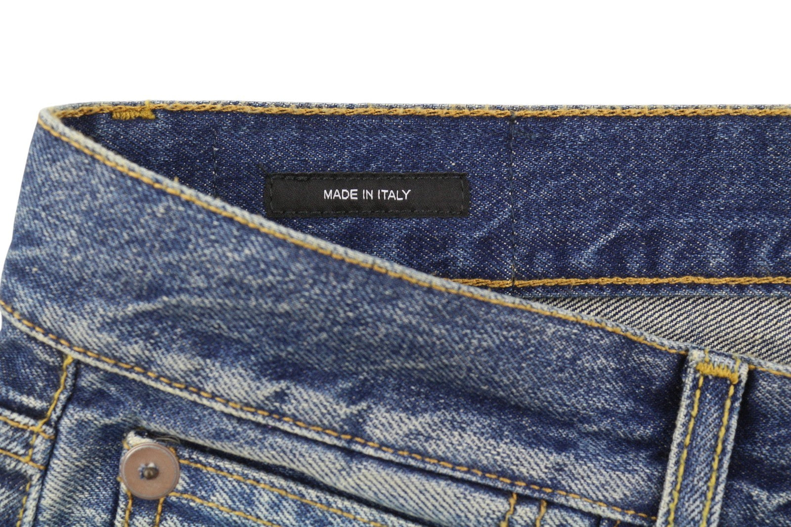 R13 Boyfriend Women Jeans 28 Garnet Blue Faded Cropped Ankle Length Zip Fly