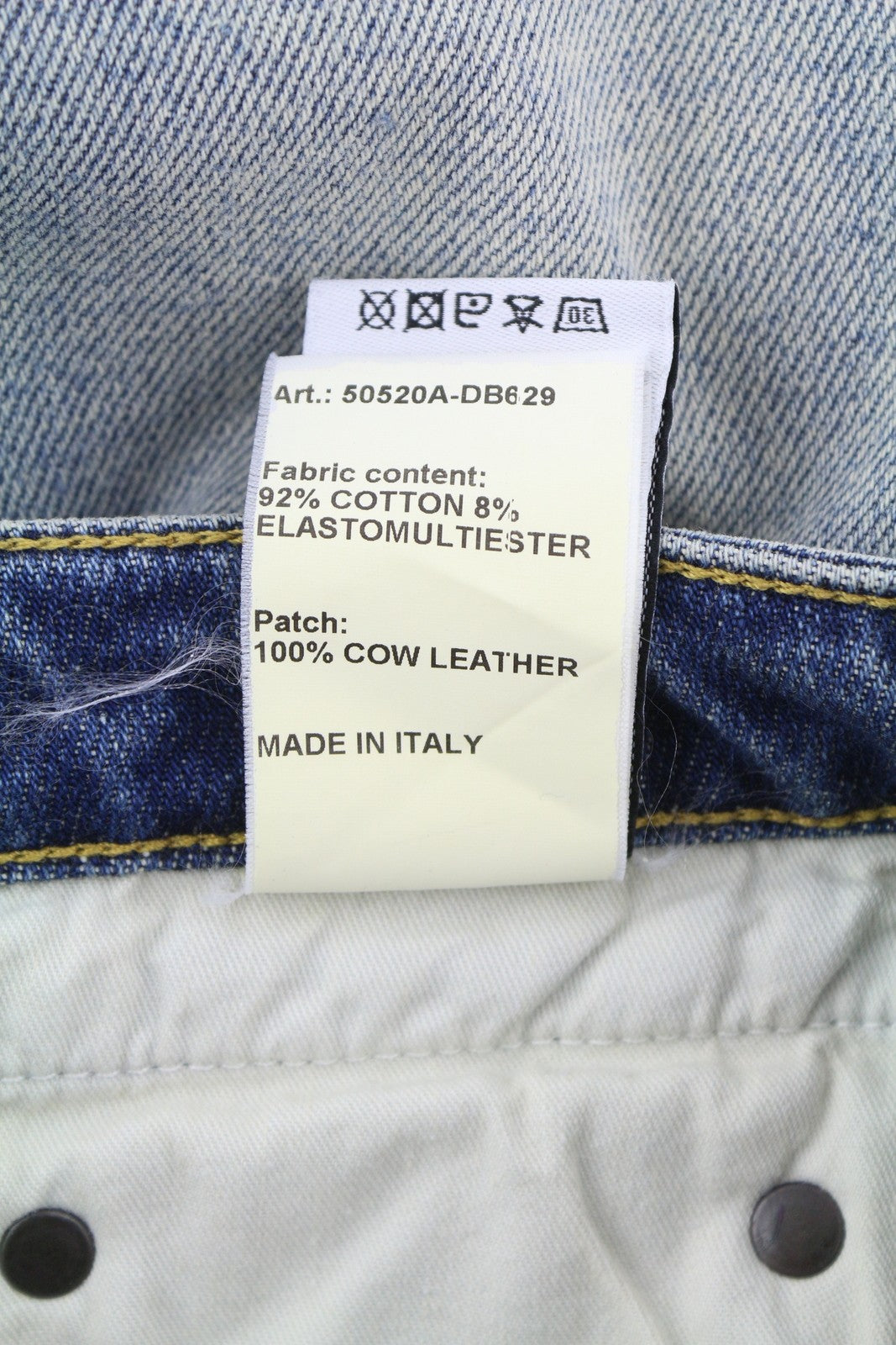 R13 Boy Straight Women Jeans 27 Blue Stretch Faded Distress Ankle Cropped Denim