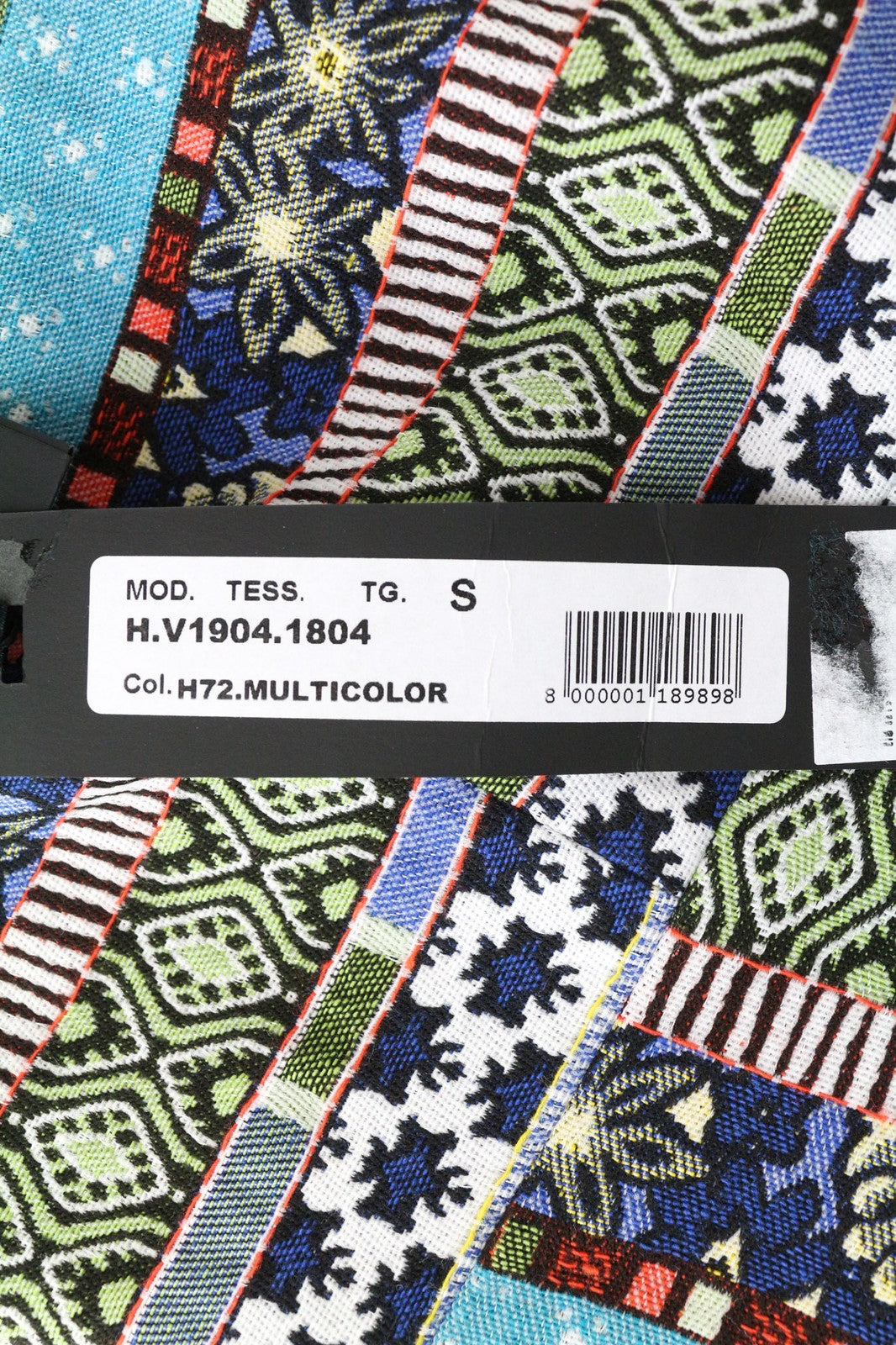 HANITA Women's Dress S Blue Mini Bandeau Pleated Patterned Open Back Buttoned