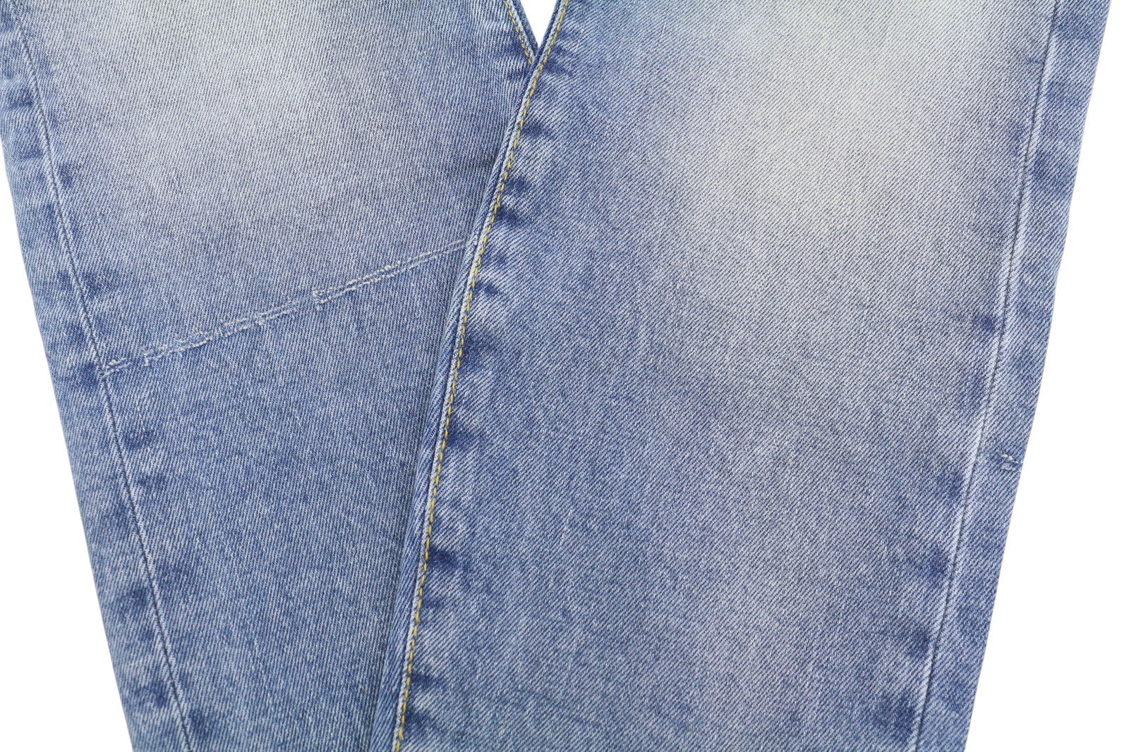 R13 Boy Skinny Women Jeans 27 Jasper Stretch Washed Faded Ankle Cropped Blue