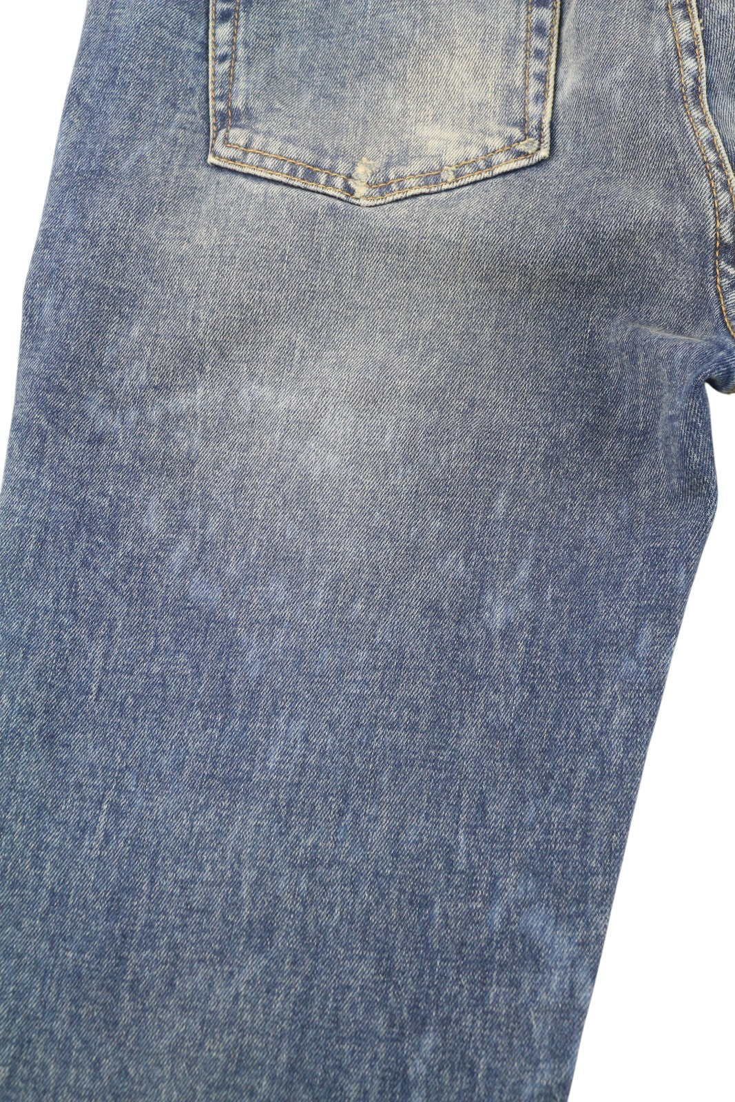 R13 Kick Fit Women Jeans 29 Kelly Stretch Washed Faded Ankle Cropped RRP€699