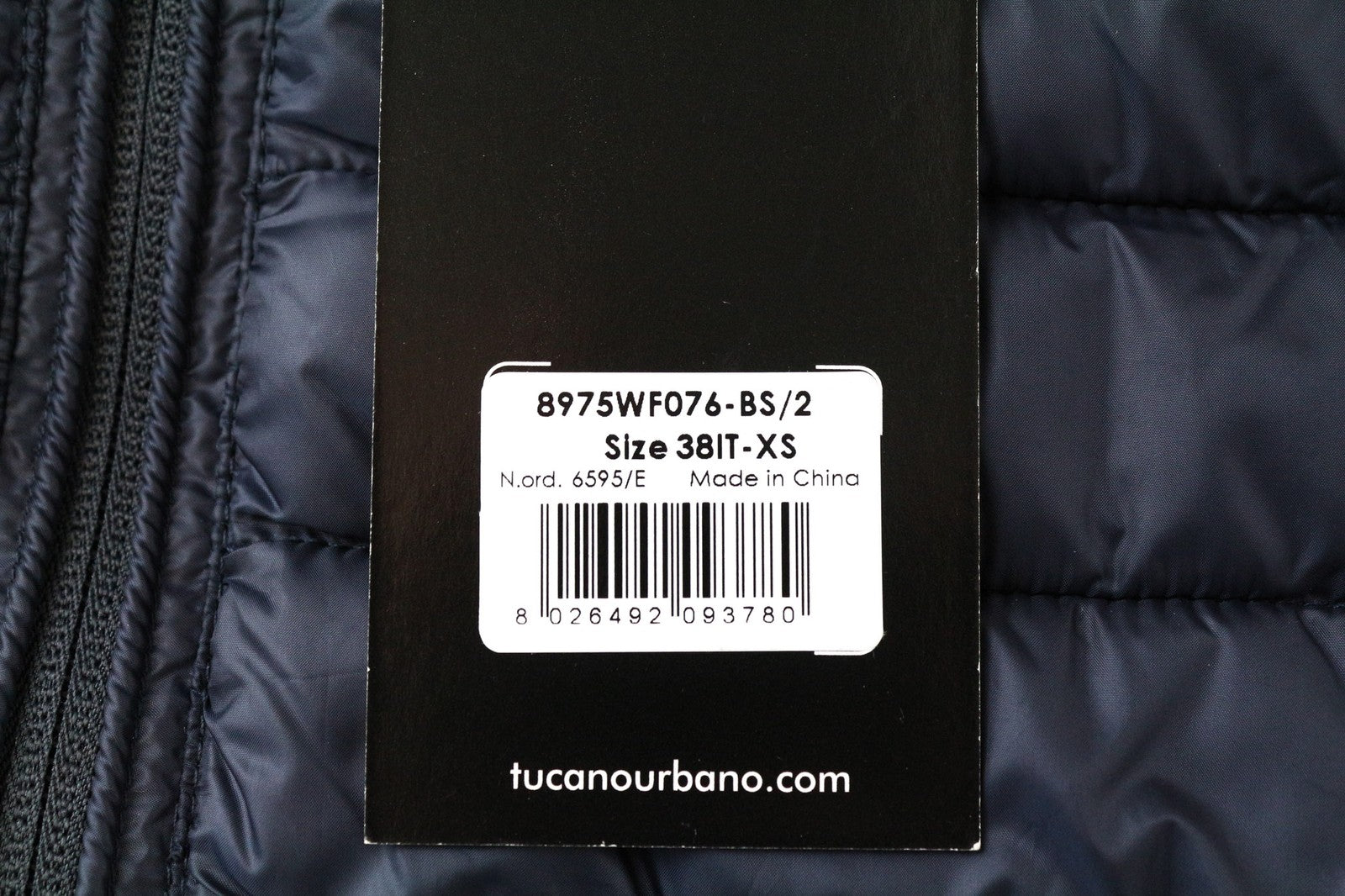 TUCANO URBANO Lot Pack Women's Jacket XS Quilted Puffer Blue Motorcycle Lined