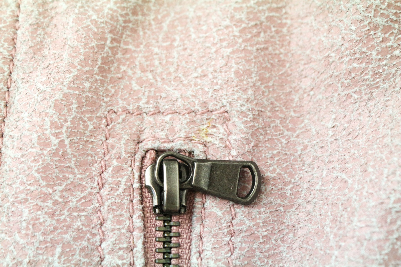 DIESEL Women's  XS Pink Sleeveless Lambskin Leather Vest with Belted Waist