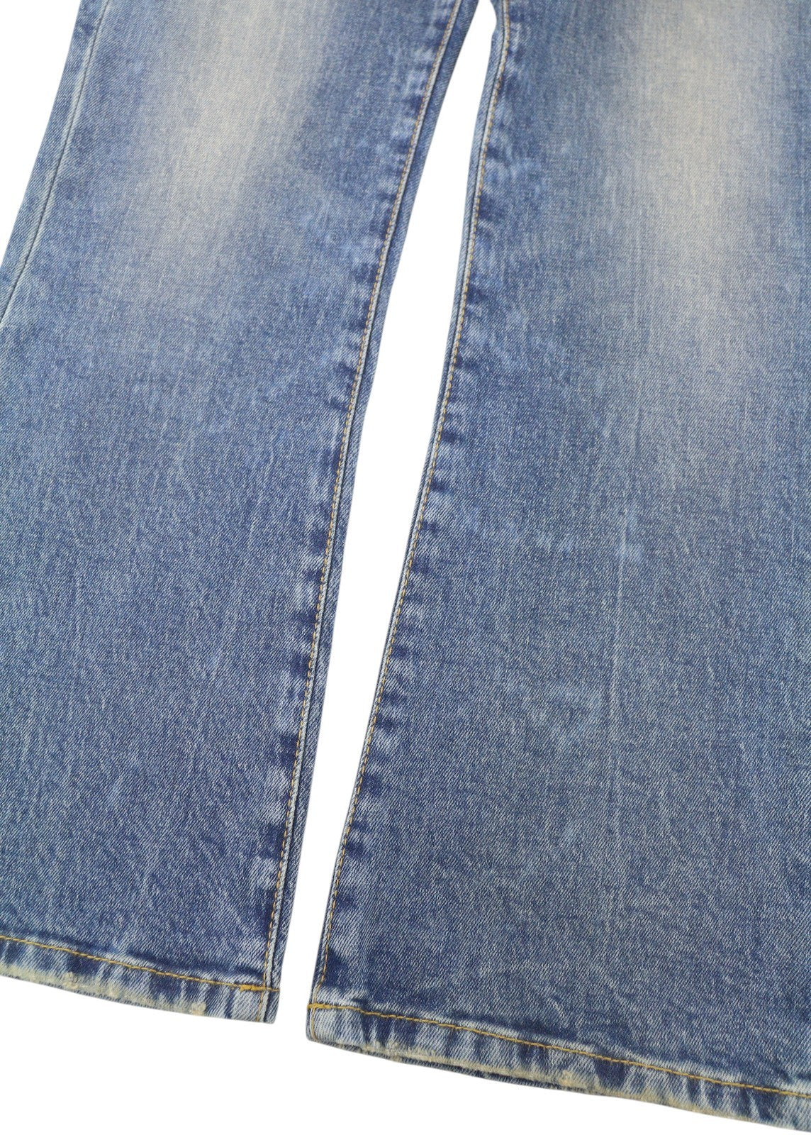 R13 Kick Fit Women Jeans 28 Kelly Stretch Washed Faded Ankle Length RRP€699