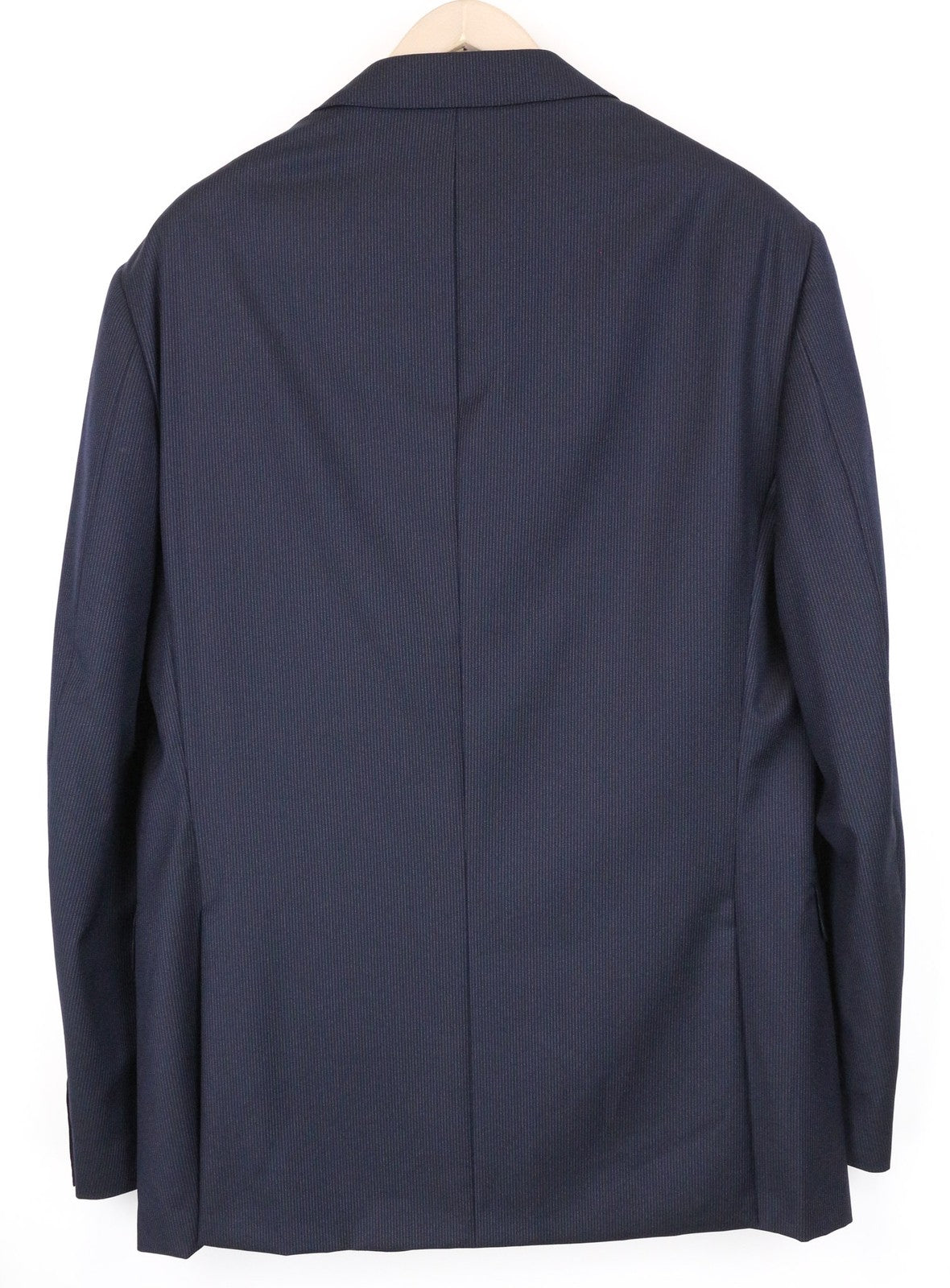 SUITSUPPLY Napoli Men's Blazer UK46L Navy Blue Pure Wool S110s Striped Classic