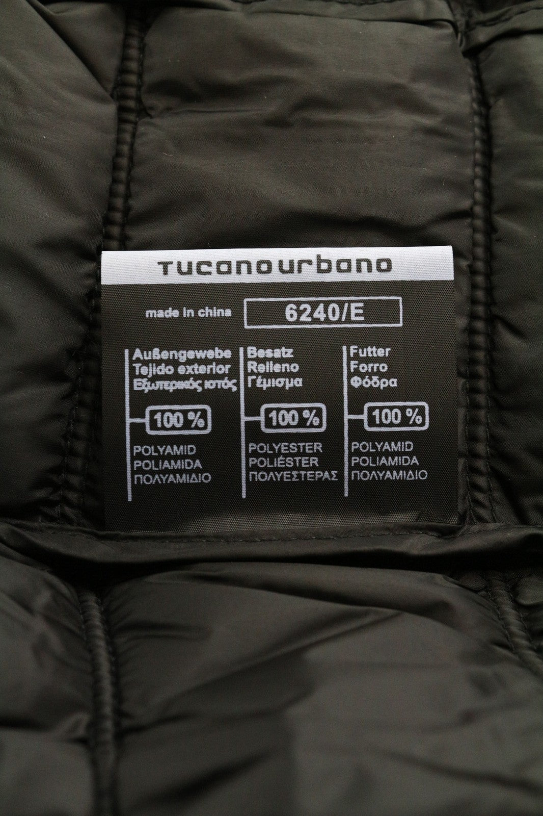 TUCANO URBANO Hot Dan Women's Vest IT38 Black Quilted Motorcycle Padded Classic