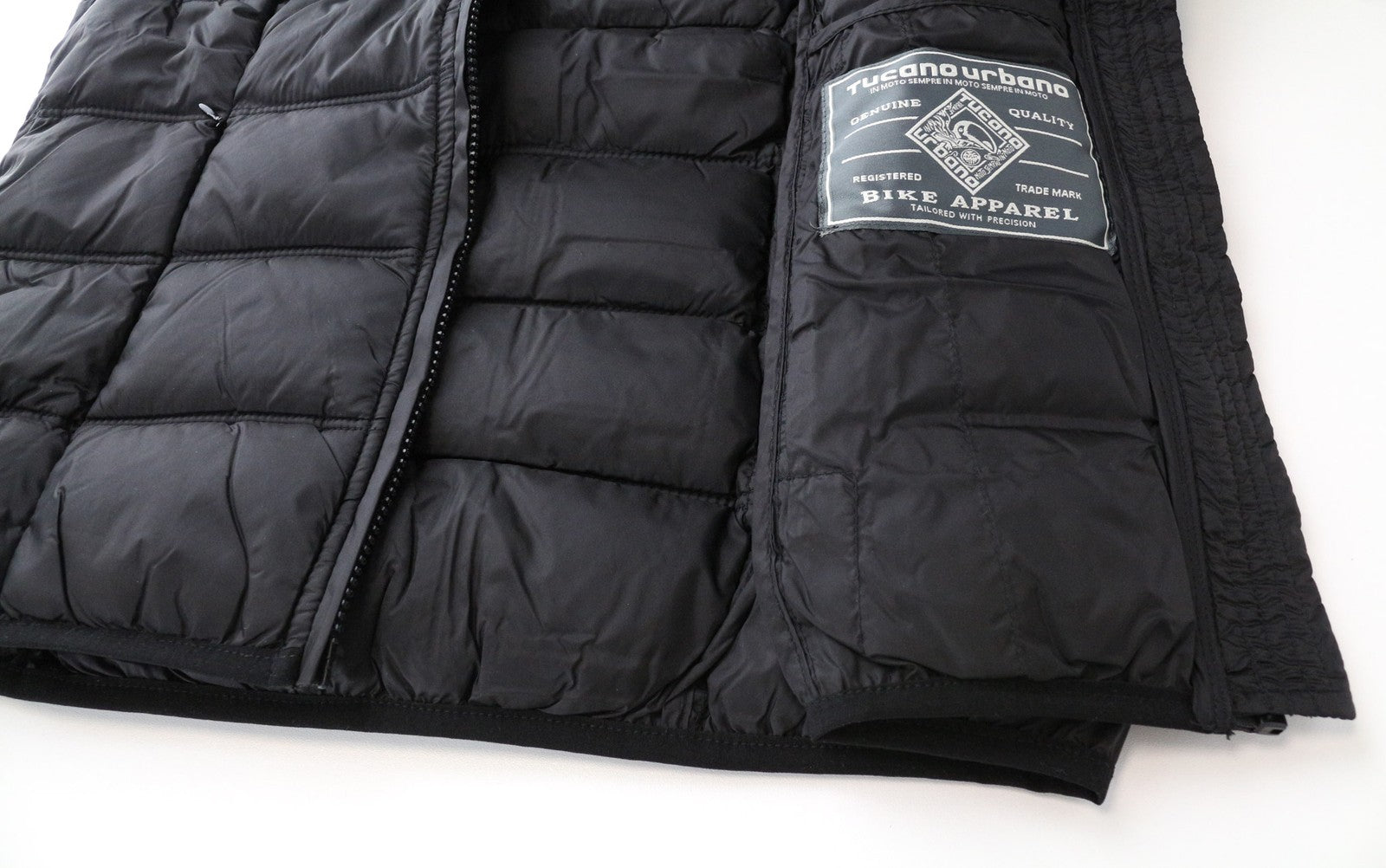 TUCANO URBANO Hot Dan Women's Vest IT38 Black Quilted Motorcycle Padded Classic