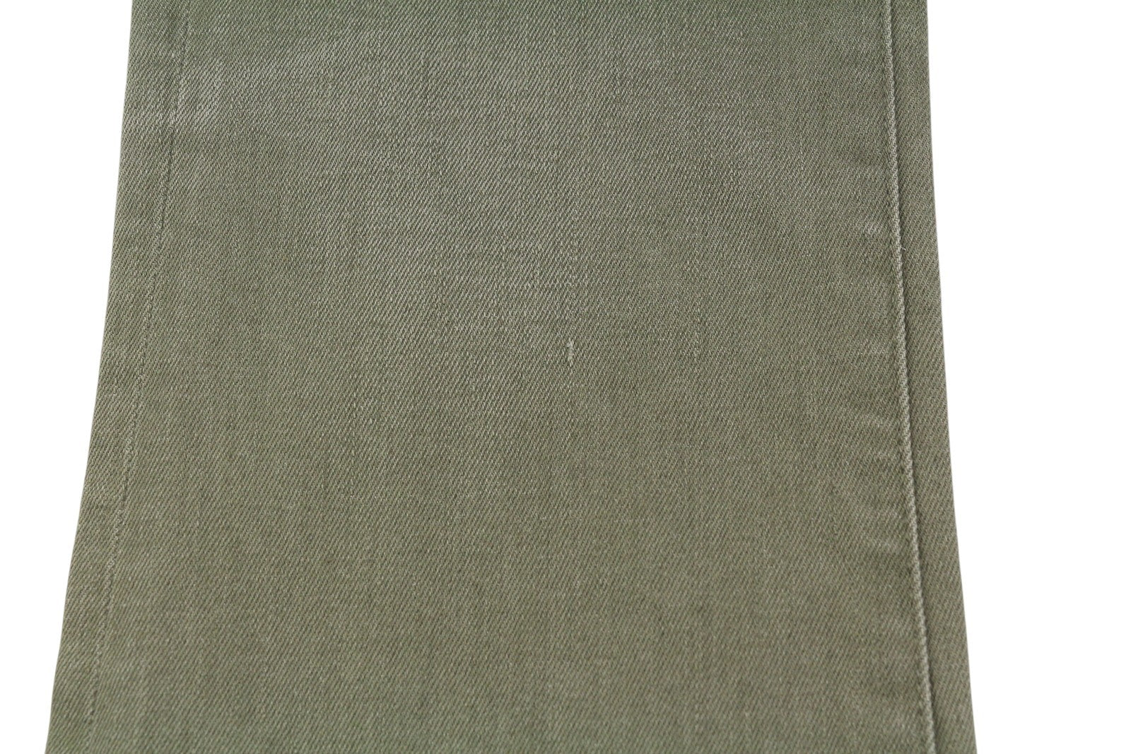 R13 Kick Fit Women Jeans 27 Olive Green Stretch Faded Ankle Length Cropped Denim