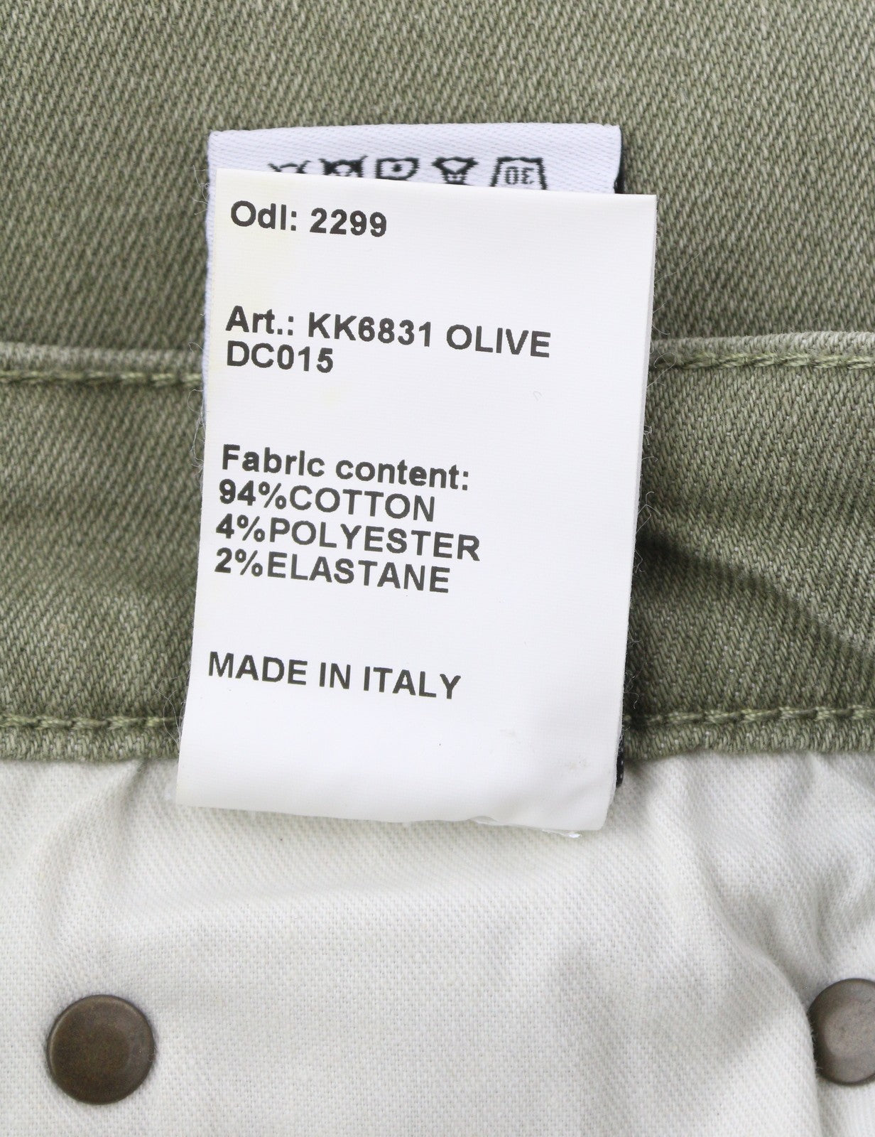 R13 Jane Women Jeans 25 Olive Green Stretch Loose Straight High Waist RRP€699