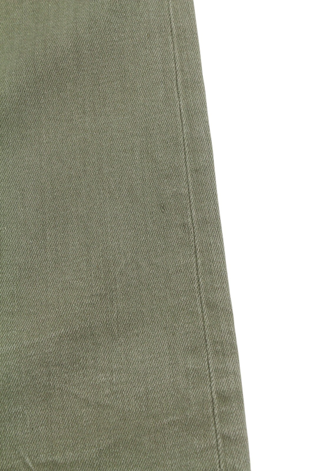 R13 Jane Women Jeans 25 Olive Green Stretch Loose Straight High Waist RRP€699