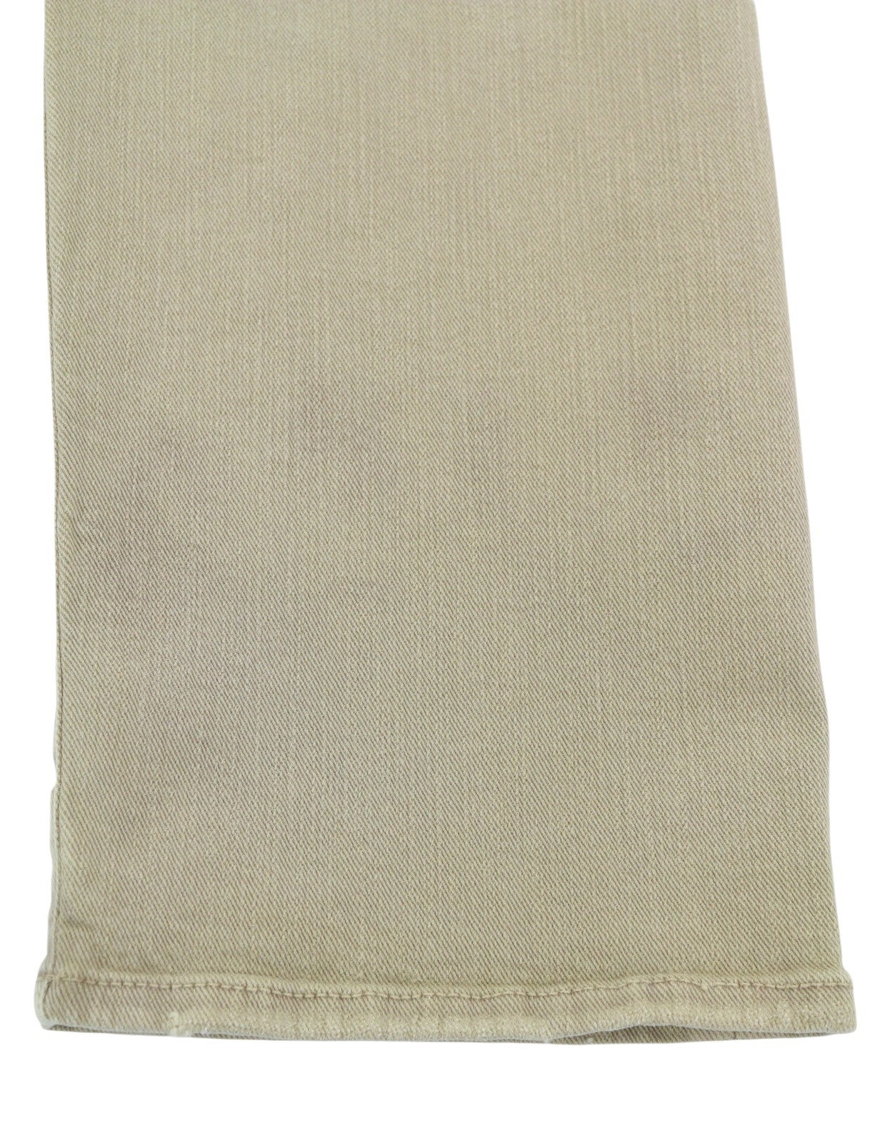 R13 Boy Straight Women Jeans 29 Khaki Stretchy Faded Cropped Casual RRP€699