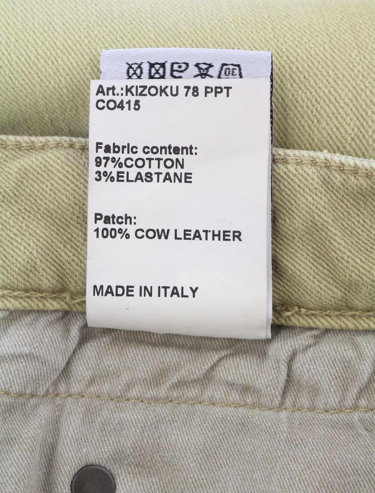 R13 Boy Straight Women Jeans 28 Khaki Stretch Cropped Ankle Light Denim RRP€699