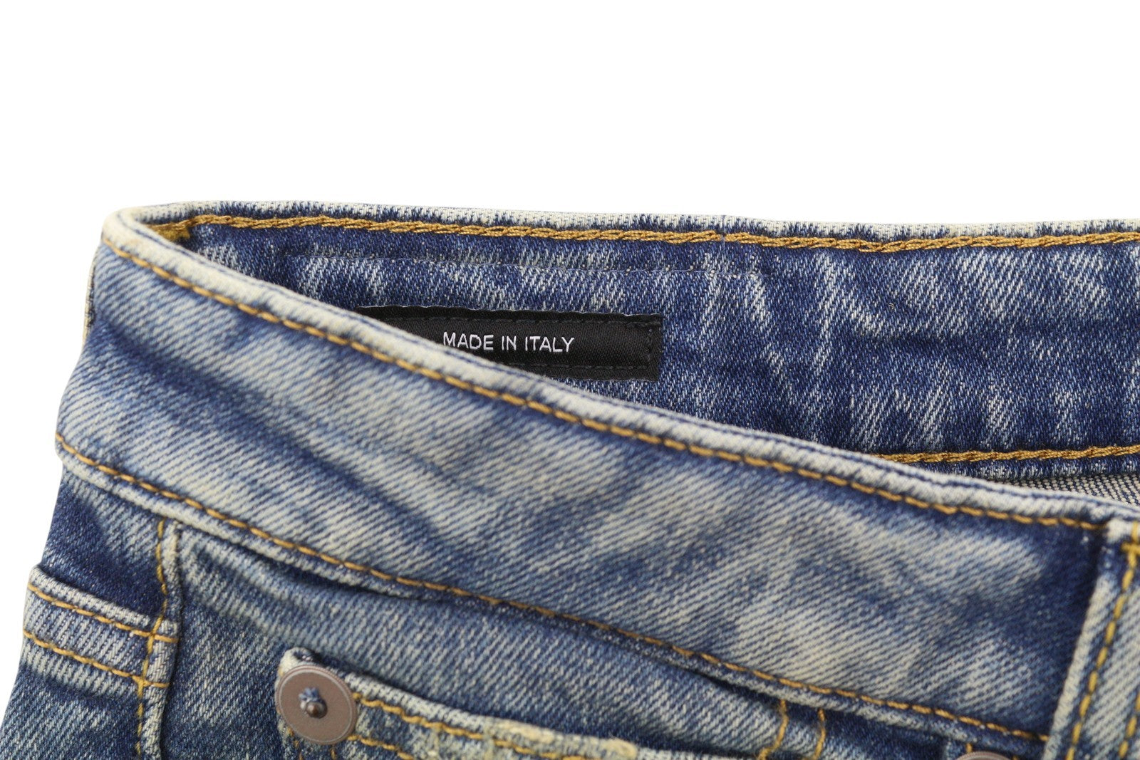 R13 Kick Fit Women Jeans 26 Kelly Stretch Washed Faded Ankle Cropped RRP€699