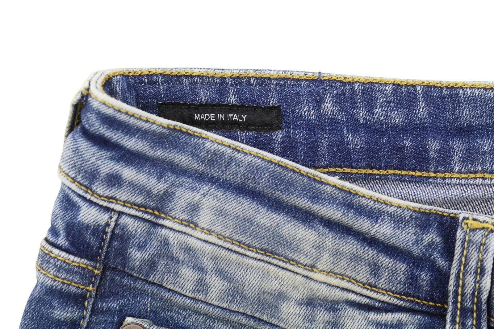 R13 Boy Skinny Women Jeans 27 Blue Washed Faded Ankle Length Cropped Zip Fly