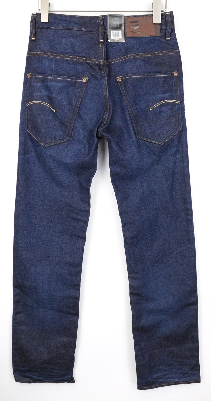 G-STAR RAW Radar vyriški džinsai W28/L34 laisvo kirpimo, mėlyni, skalbtos grynos medvilnės džinsai 