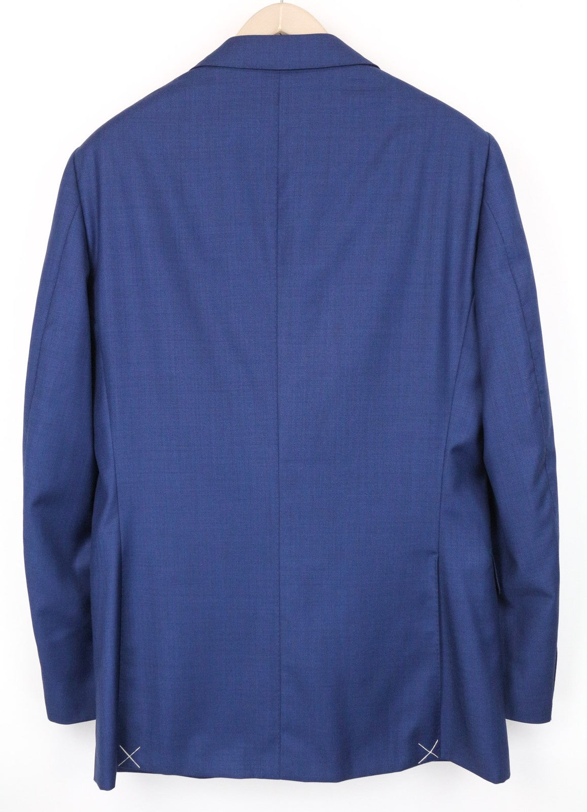 „SUITSUPPLY Lazio“ vyriškas švarkas, UK42L, mėlynas, plonas, vilnonis, vienaeilis, pritaikytas 