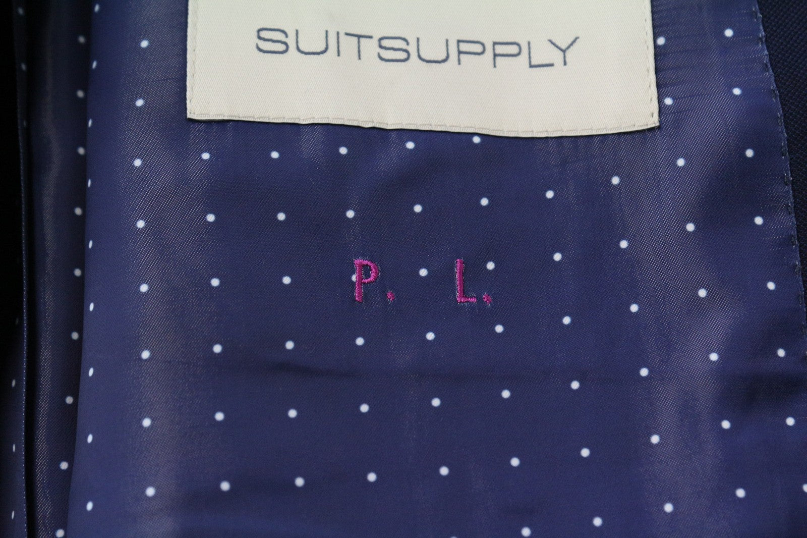 SUITSUPPLY La Spalla Men's Blazer UK50L Blue Wool Single-Breasted Classic Lined