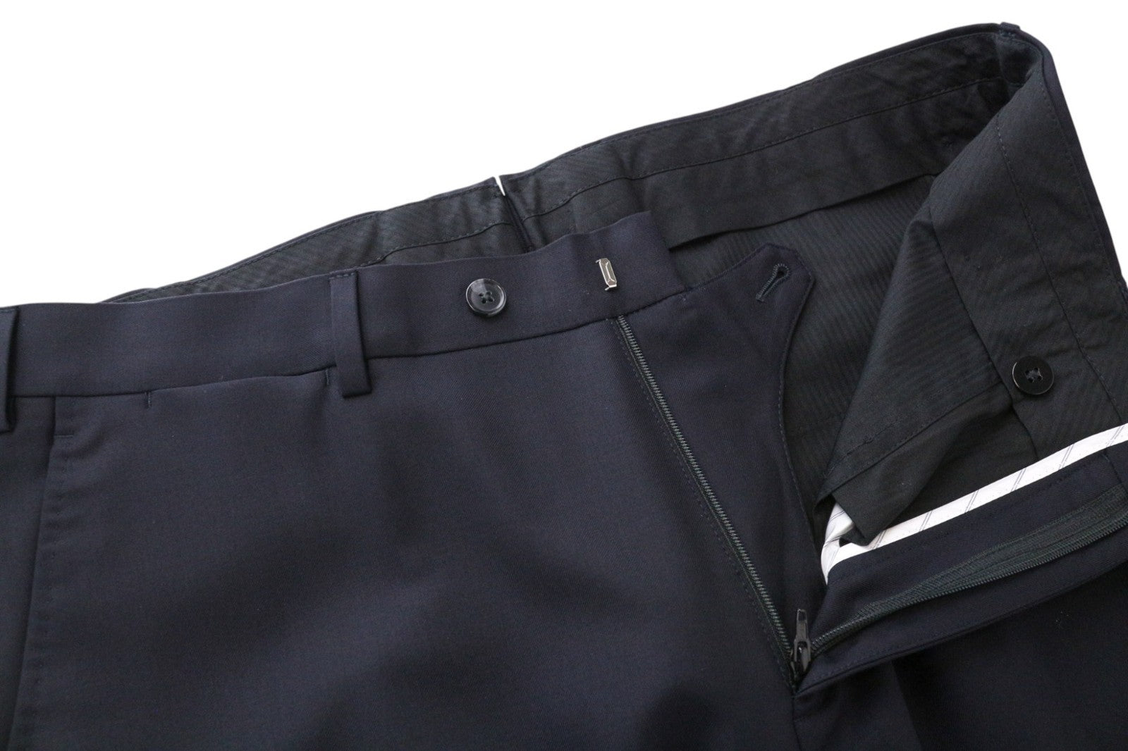 SUITSUPPLY La Spalla Men's Suit UK42R Blue Wool 3 Piece Single-Breasted Classic