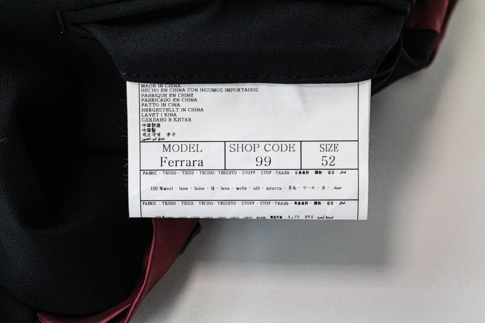 SUITSUPPLY La Spalla Men's Suit UK42R Blue Wool 3 Piece Single-Breasted Classic