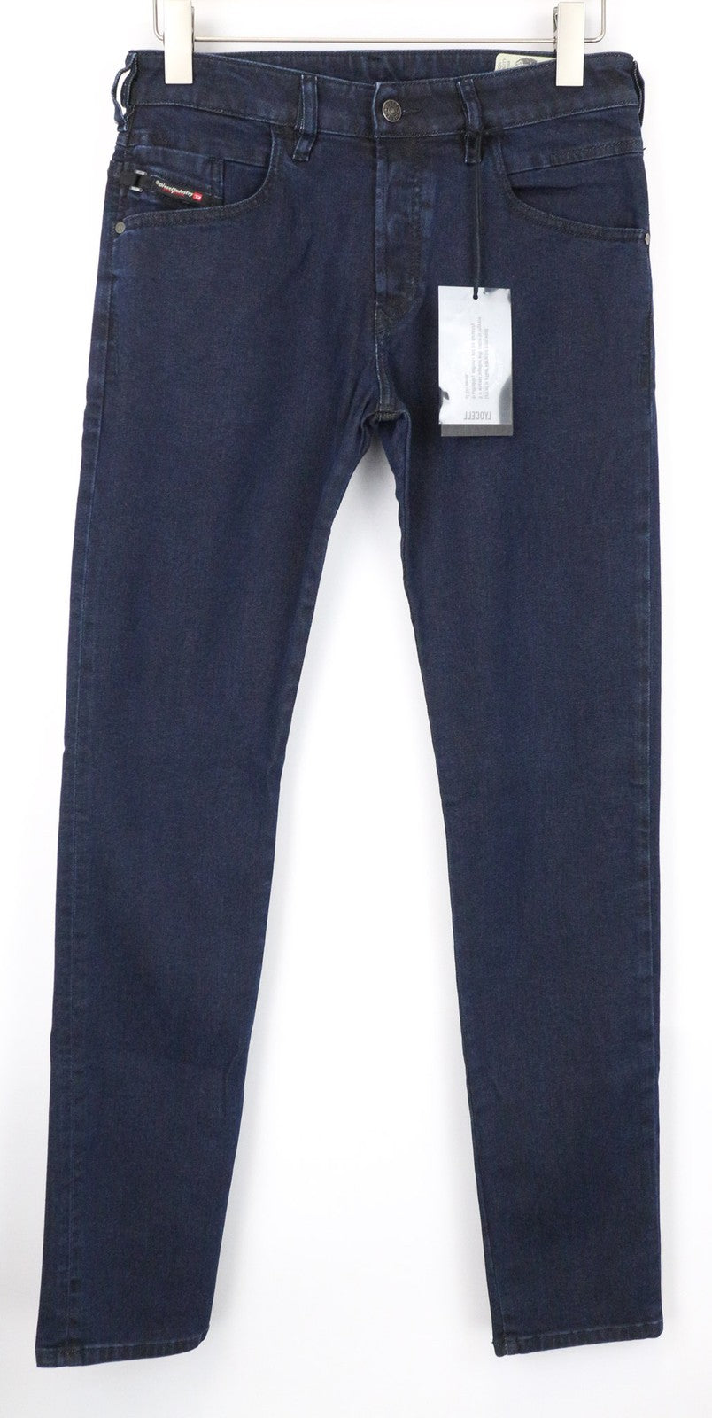 DIESEL D-Bazer 084LC Men's Jeans W28/L34 Tapered Fit Blue Stretch Cotton Denim