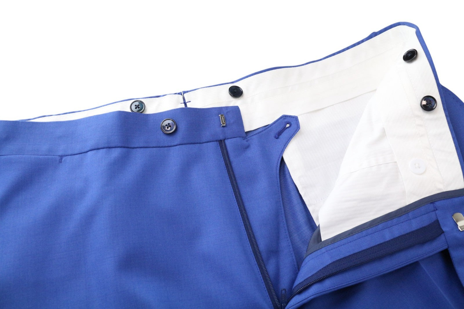 SUITSUPPLY Ferrara Men's Suit UK50R Blue 2 Piece Waistcoat & Trousers Pure Wool