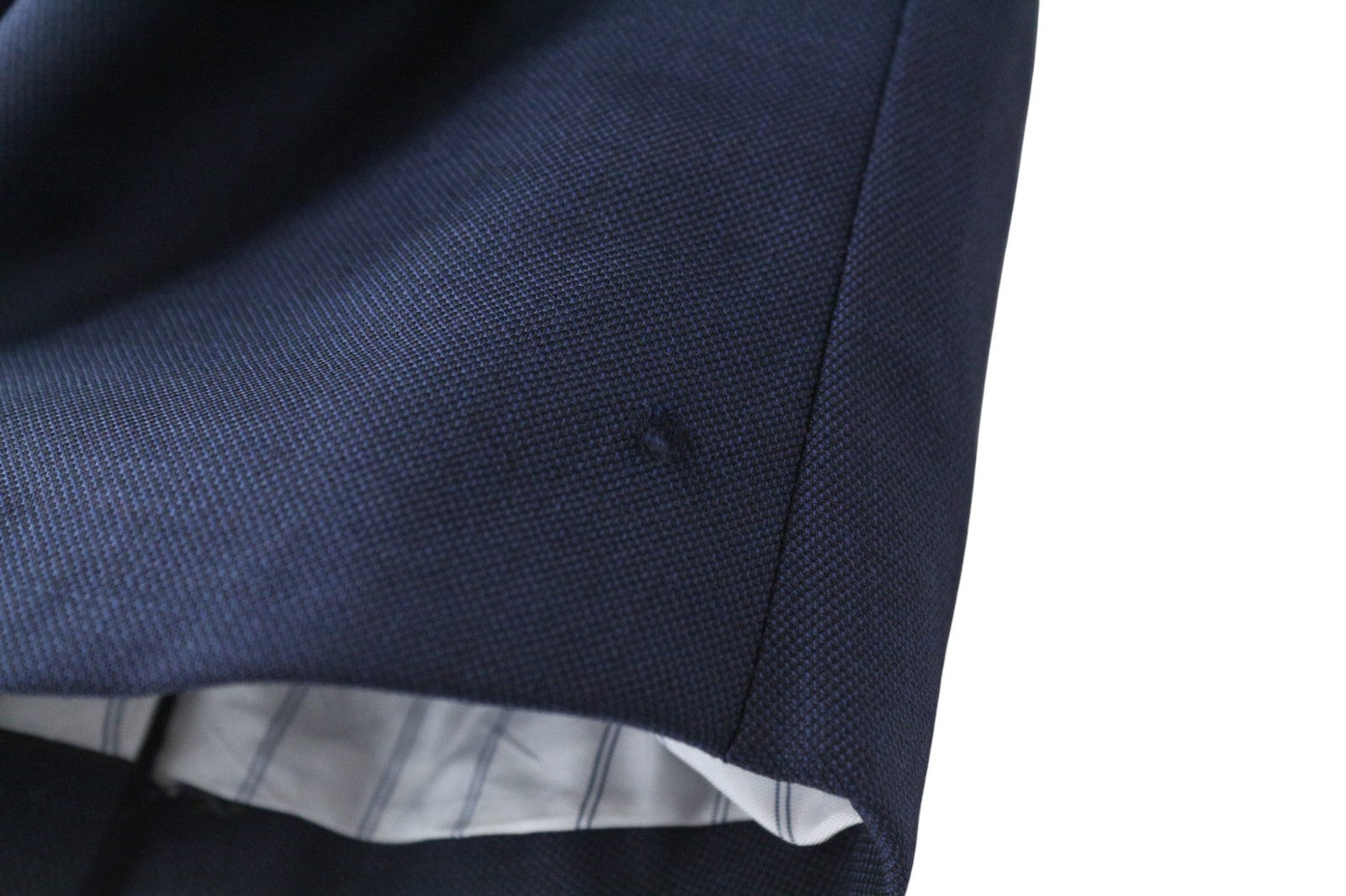 SUITSUPPLY Lazio Men's Suit UK36L Blue Wool 2 Piece Single-Breasted Tailored