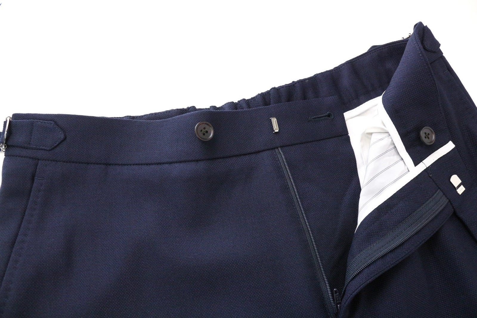 SUITSUPPLY Havana Men's Suit UK38S Slim 2 Piece Blue Formal Wool Stretch Unlined