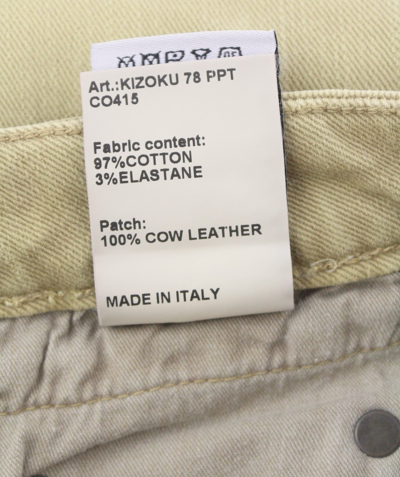 R13 Boy Straight Women Jeans 28 Khaki Stretch Washed Ankled Light Denim RRP€699