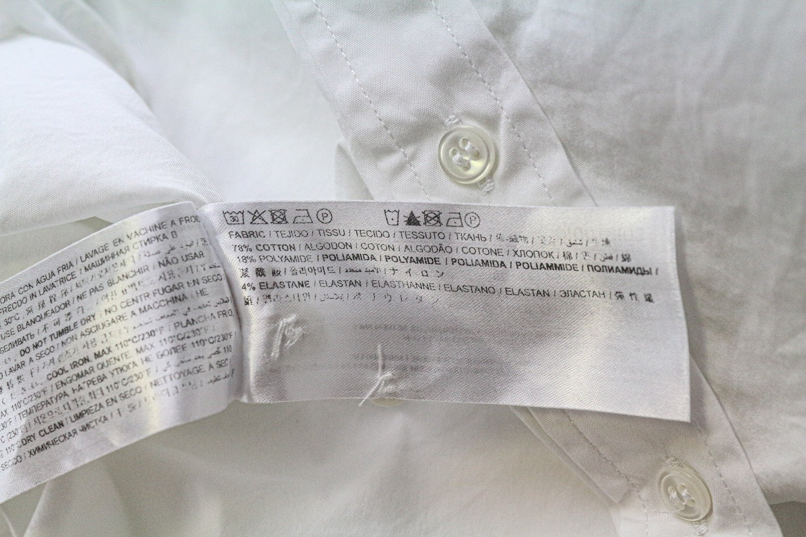 SUISTUDIO Bob Women's Top UK12 White Slim Off-Shoulder Boat Neck Stretch Cotton