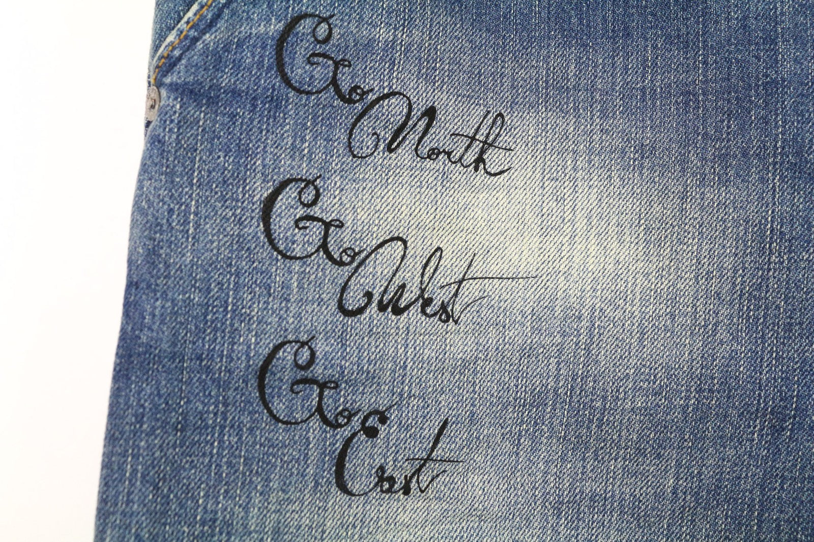 SCOTCH & SODA Fleet Men's Jeans W33/L34 3D Anti-Fit Blue Ripped Painted Button