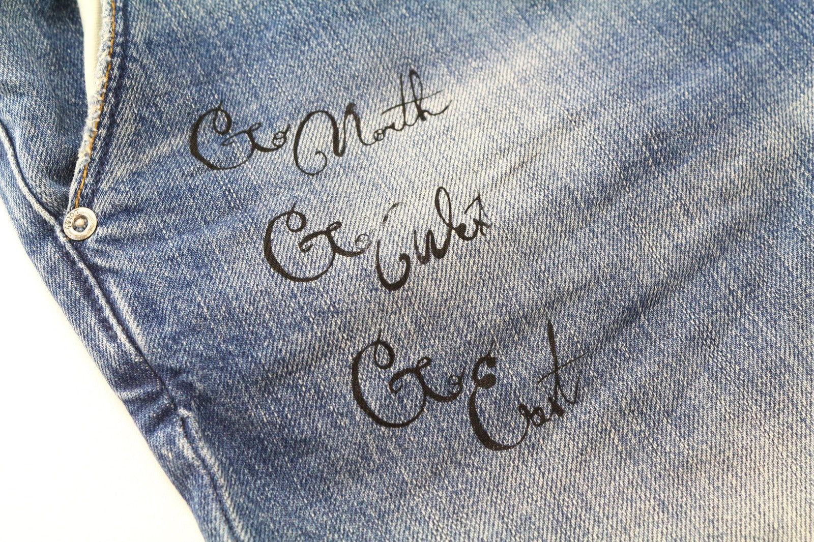 SCOTCH & SODA Fleet Men's Jeans W29/L34 3D Anti-Fit Blue Distressed Painted Btn