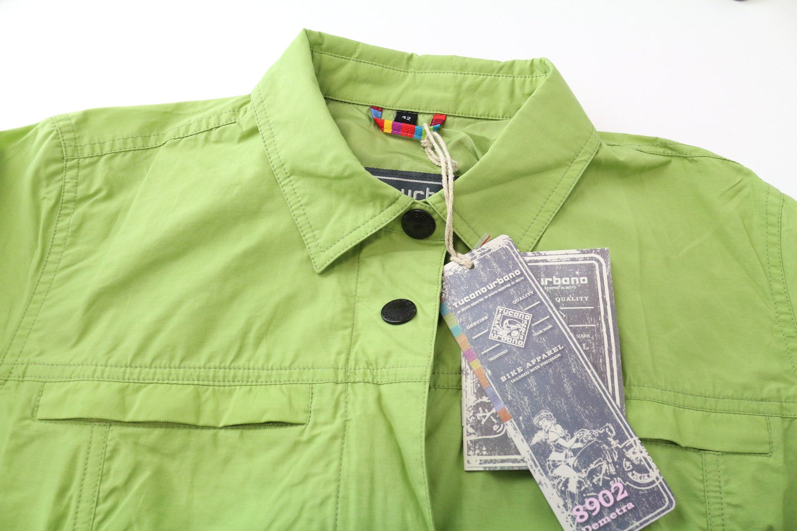 TUCANO URBANO Demetra Women's Jacket IT42 Green Breathable Windproof Moto