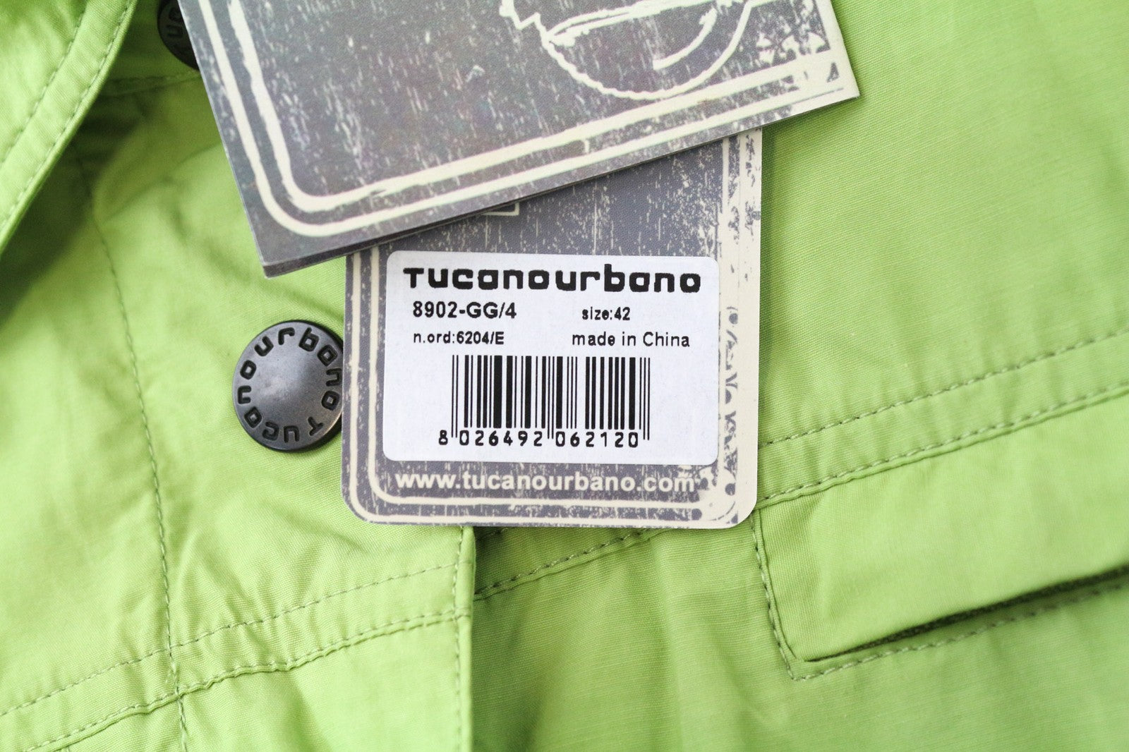 TUCANO URBANO Demetra Women's Jacket IT42 Green Breathable Windproof Moto