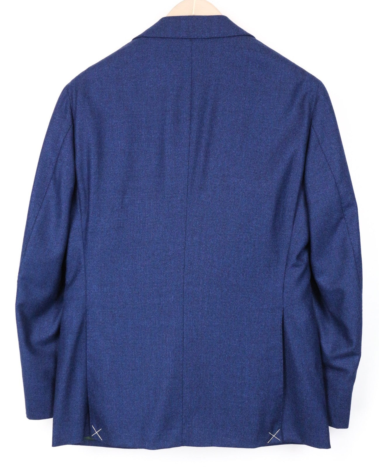 SUITSUPPLY La Spalla Men's Suit UK36S Mid Blue Slim 2-Piece Wool S120s Melange