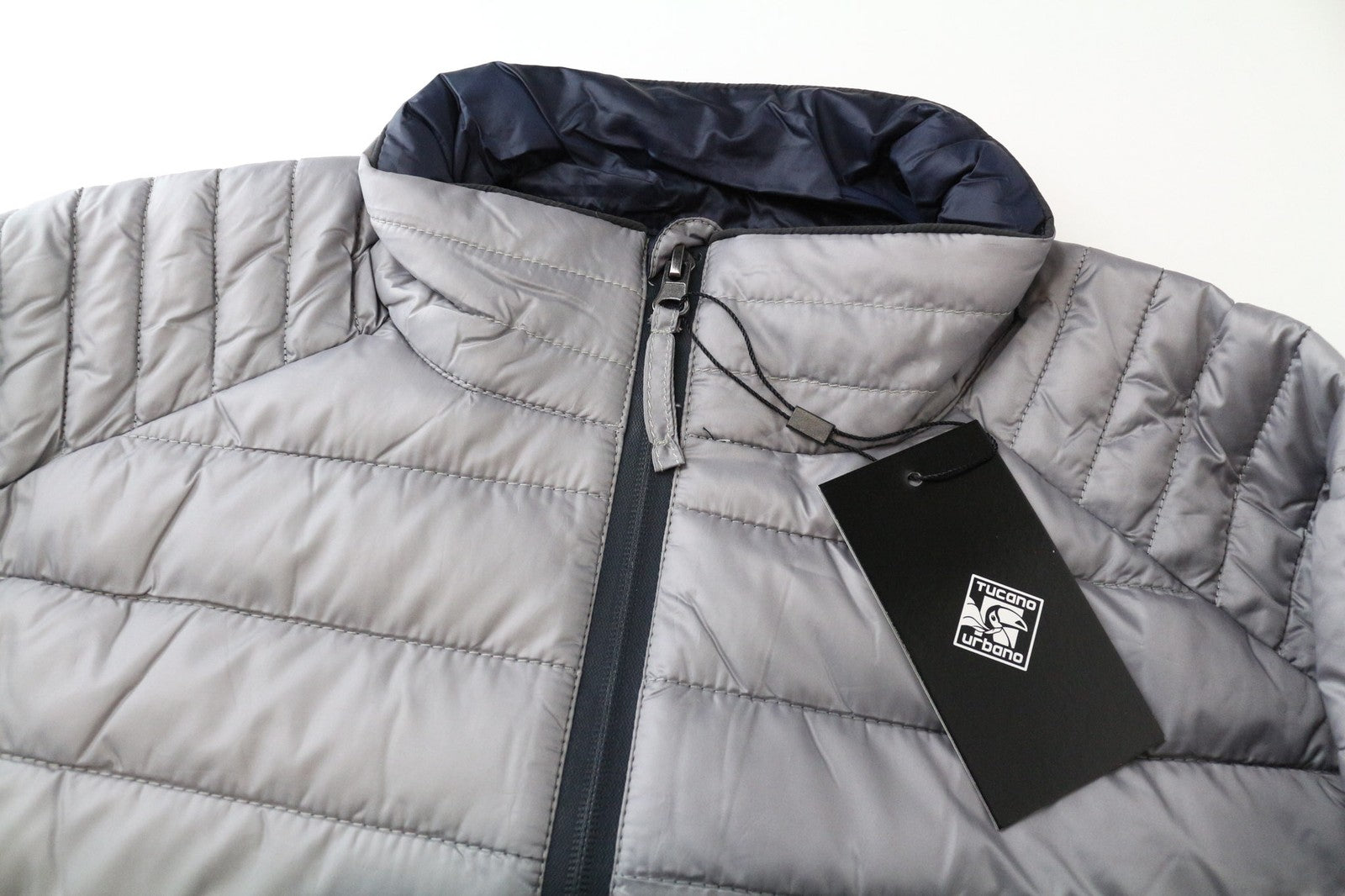 TUCANO URBANO Lot Pack Women's Jacket IT52 Grey Puffer Motorcycle Windbreaker