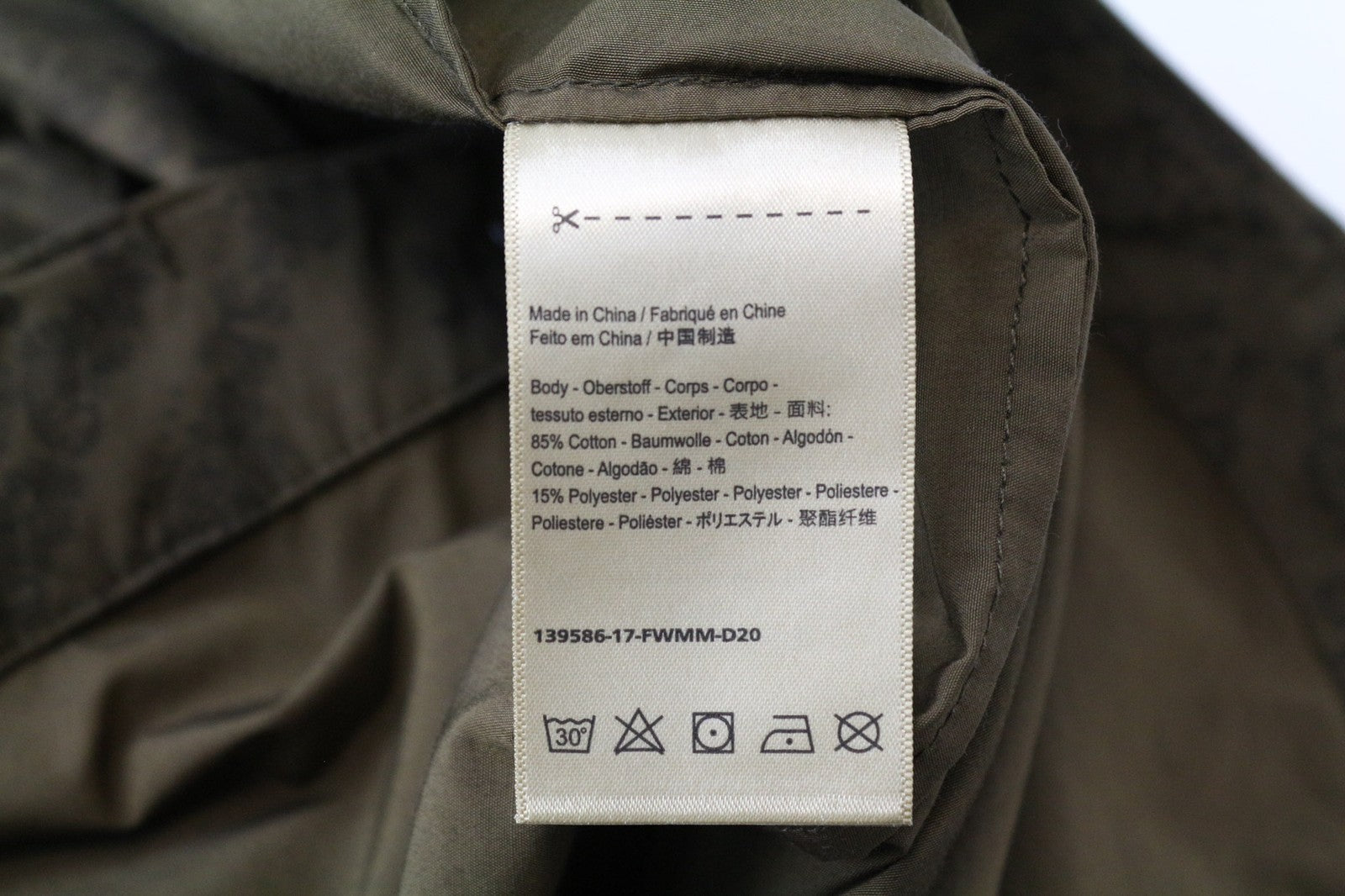 SCOTCH & SODA Ams Couture Men's Jacket S Green Cotton Blend Pattern Lightweight