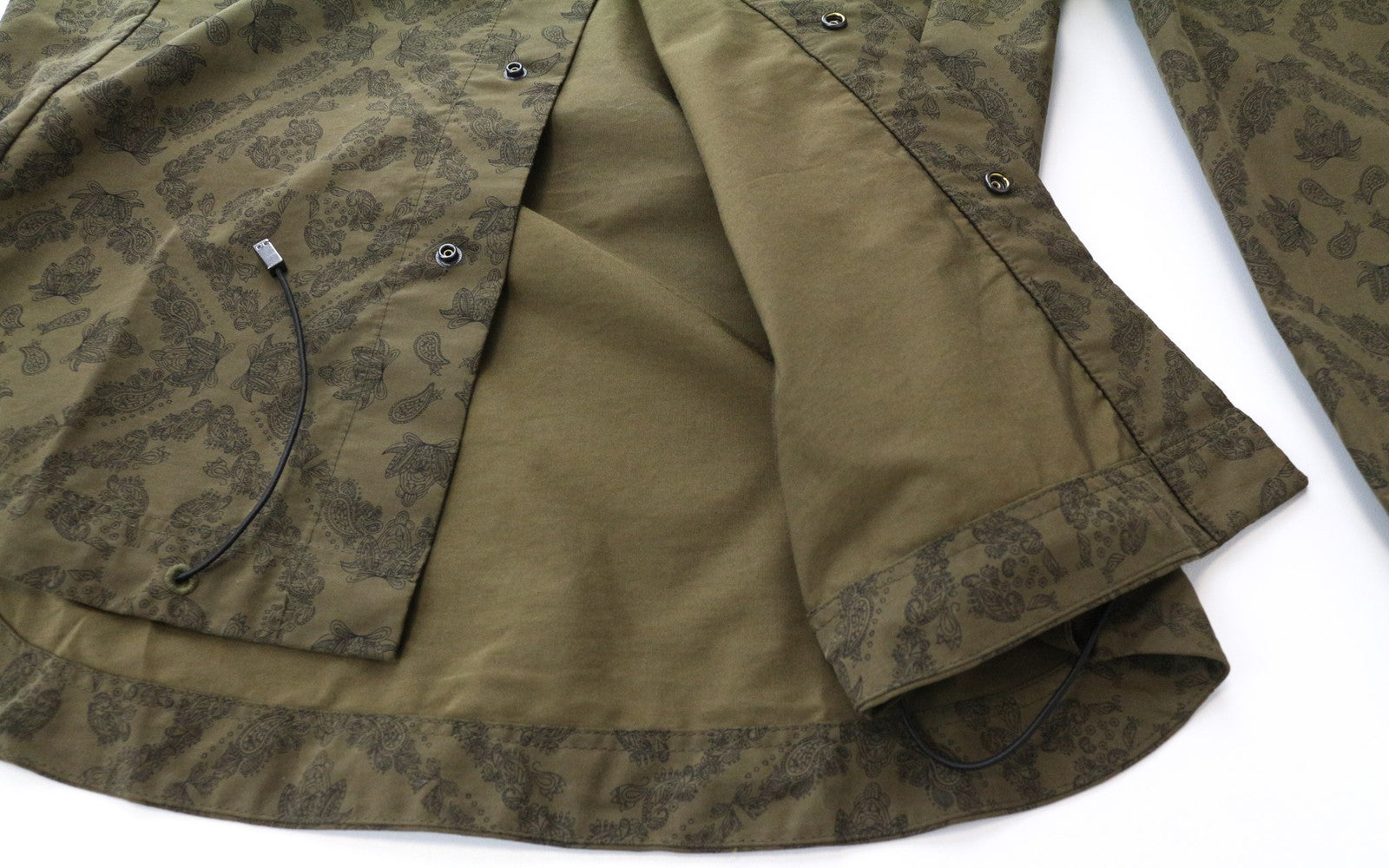 SCOTCH & SODA Ams Couture Men's Jacket S Green Cotton Blend Pattern Lightweight