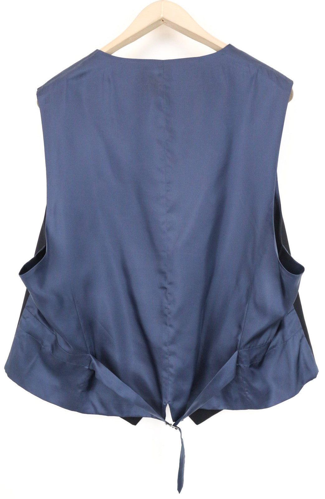 SUITSUPPLY Ferrara Men's Waistcoat UK52S Navy Blue Wool Classic Single-Breasted