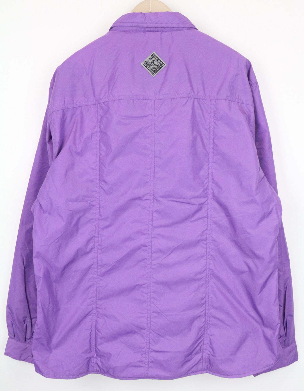 TUCANO URBANO Fester Men's Jacket 2XL Purple Lined Snap Collar Windproof Zip-Up