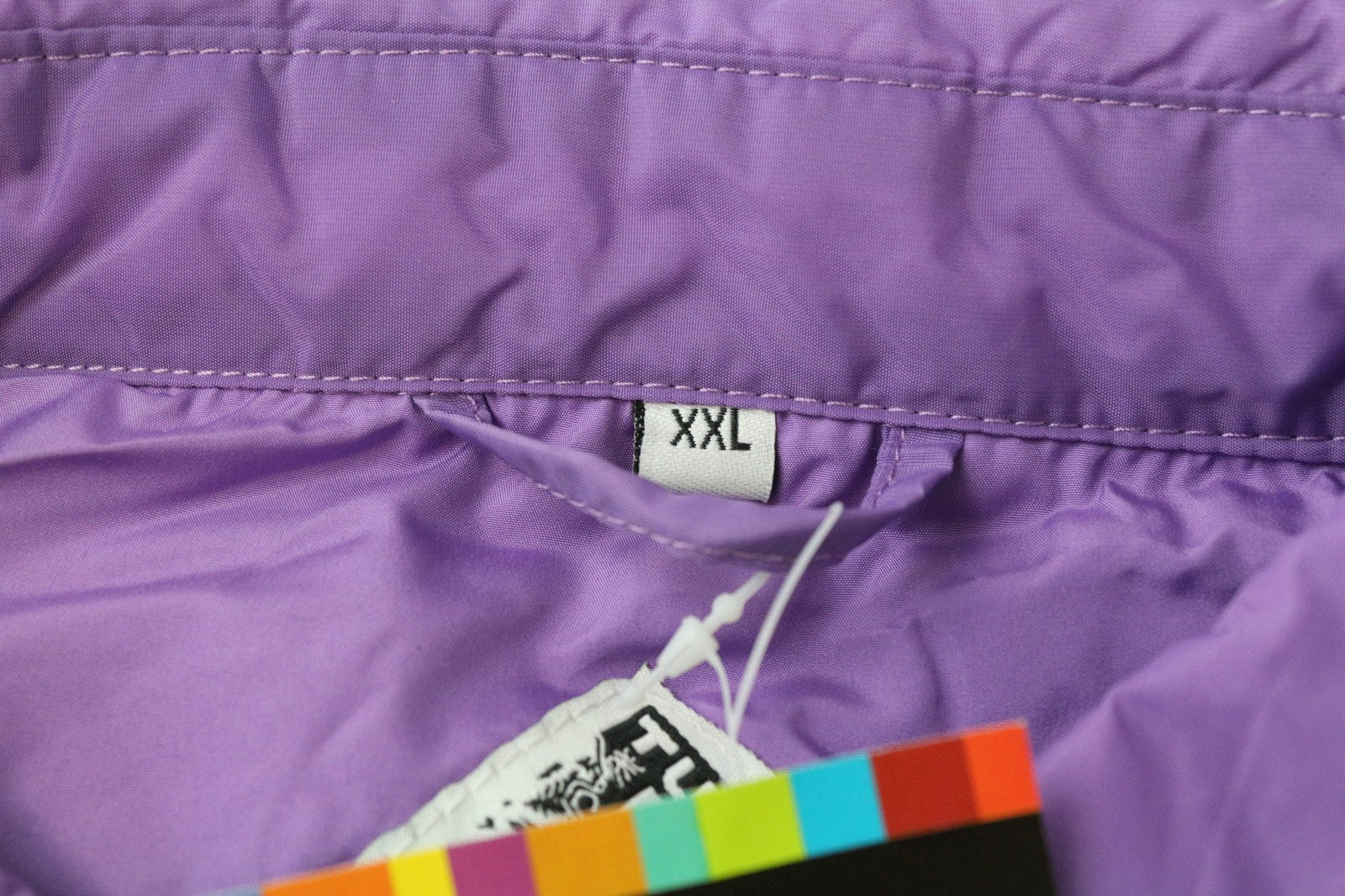 TUCANO URBANO Fester Men's Jacket 2XL Purple Lined Snap Collar Windproof Zip-Up