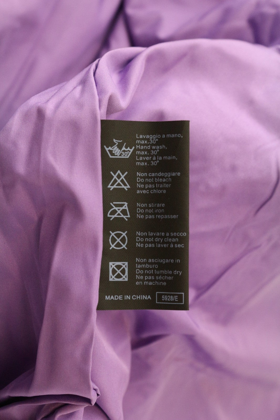 TUCANO URBANO Fester Men's Jacket 2XL Purple Lined Snap Collar Windproof Zip-Up