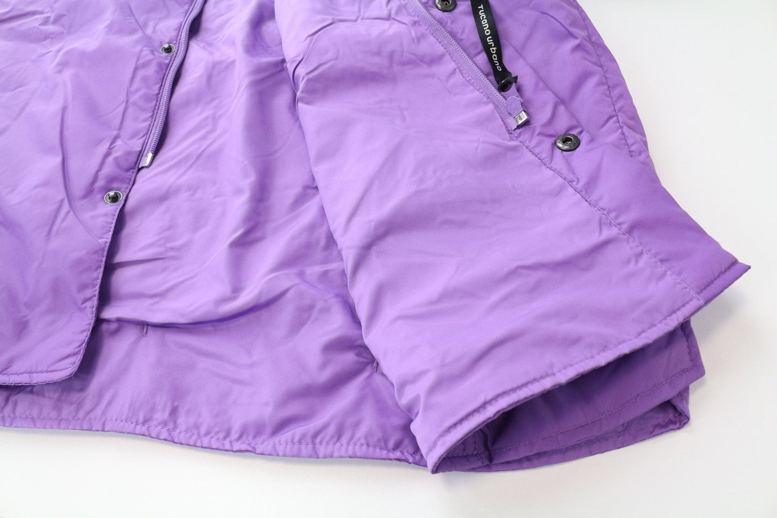 TUCANO URBANO Fester Men's Jacket 2XL Purple Lined Snap Collar Windproof Zip-Up