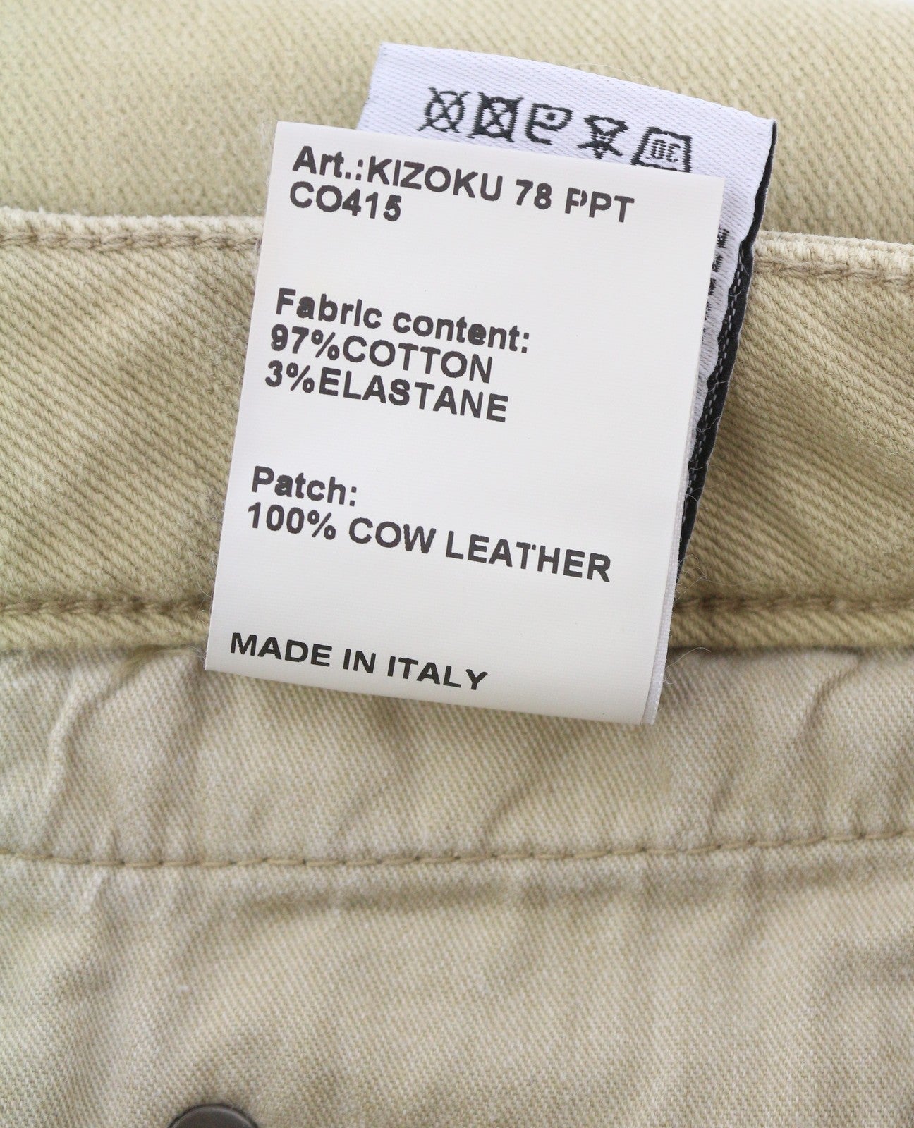 R13 Boy Straight Women Jeans 26 Khaki Stretch Faded Cropped Ankle Length RRP€699